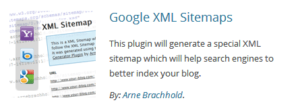 google xml sitemaps